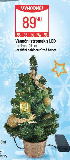 LED dekorační stromek