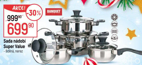 Sada nerez nádobí Super Value Banquet