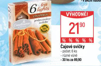Svíčky čajové vonné