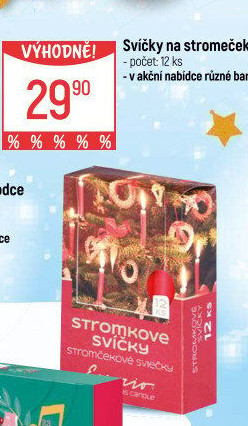 Svíčky vánoční na stromeček