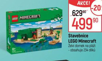 Stavebnice LEGO Minecraft Želví domek na pláži