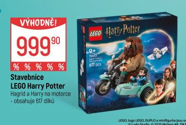 Stavebnice LEGO Harry Potter Hagrid a Harry na motorce