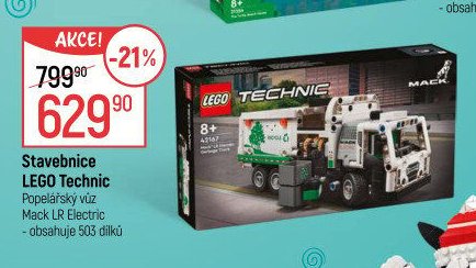 Stavebnice LEGO Technic Popelářský vůz Mack LR Electric