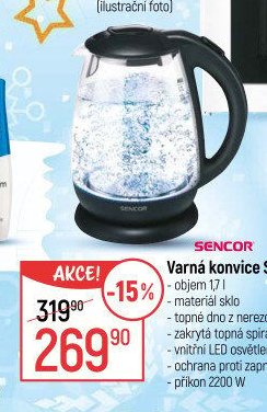 Varná konvice SWK 1785BK