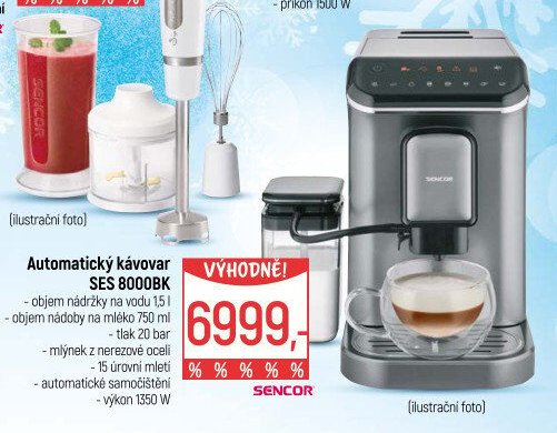 Automatický kávovar SES 8000BK