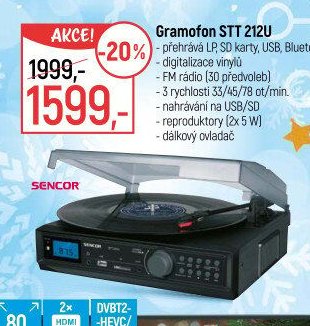 Gramofon STT 212U