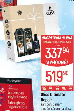 Dárková kazeta Ultimate Repair Gliss Schwarzkopf