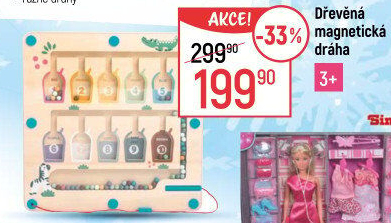 Dřevěná magnetická hra