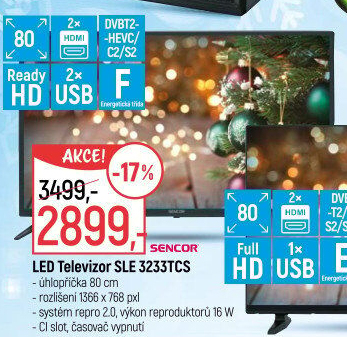 LED Televizor SLE 3233TCS Sencor