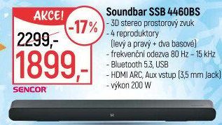 Soundbar SSB 4460BS Sencor