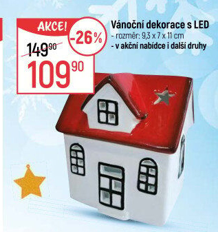 Vánoční svítící LED dekorace
