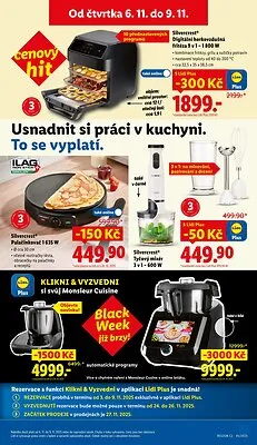 akční leták Lidl 6.11.2025-9.11.2025