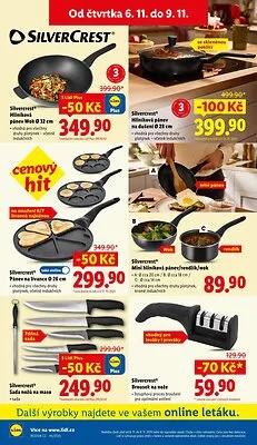 akční leták Lidl 6.11.2025-9.11.2025
