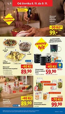 akční leták Lidl 6.11.2025-9.11.2025