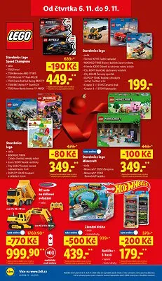 akční leták Lidl 6.11.2025-9.11.2025