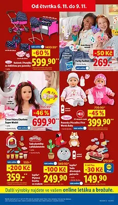akční leták Lidl 6.11.2025-9.11.2025