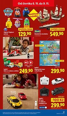 akční leták Lidl 6.11.2025-9.11.2025