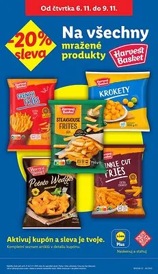 akční leták Lidl 6.11.2025-9.11.2025