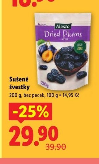 Sušené švestky