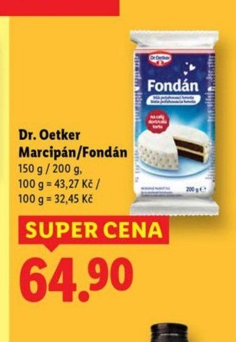Dr. Oetker Marcipán/Fondán