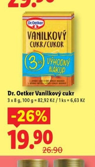 Dr. Oetker Vanilkový cukr