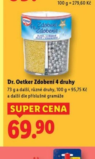 Dr. Oetker Zdobení 4 druhy
