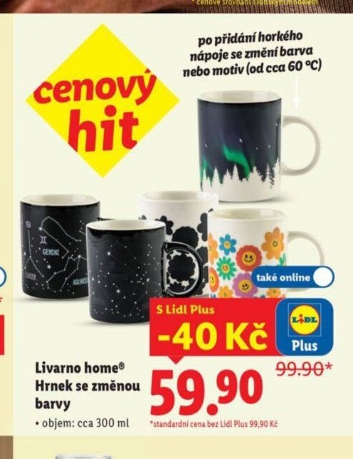 Livarno home Hrnek se změnou barvy