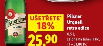 Pivo Pilsner Urquell