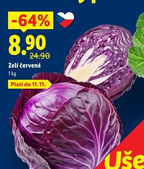 Zelí hlávkové červené