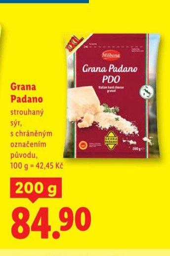 Grana Padano strouhaný