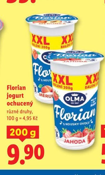 Florian jogurt ochucený