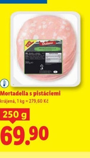 Mortadella s pistáciemi