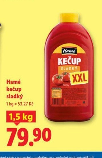 Hamé kečup sladký