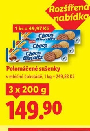 Polomáčené sušenky