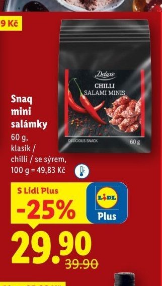 Snaq mini salámky