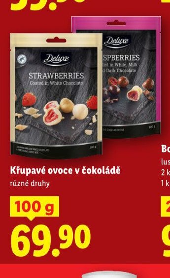 Křupavé ovoce v čokoládě