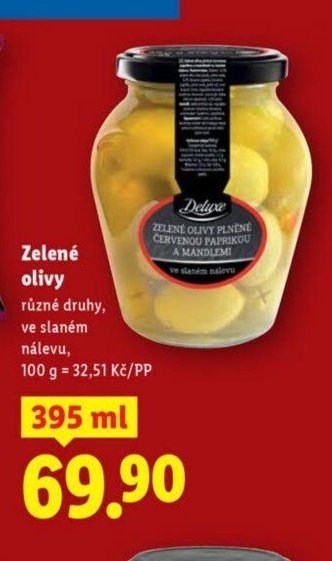 Zelené olivy