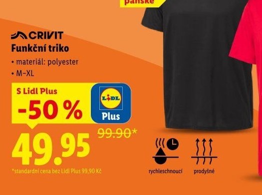 CRIVIT Funkční triko