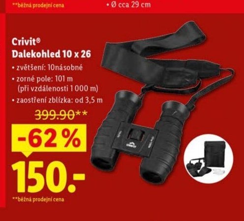 Crivit Dalekohled 10 x 26