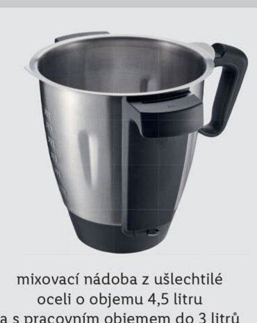 mixovací nádoba z ušlechtilé oceli o objemu 4,5 litru a s pracovním objemem do 3 litrů - Lidl akcniletaky.com