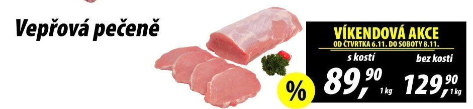 Vepřová pečeně s kostí