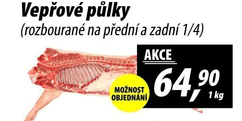 Vepřové půlky rozbourané