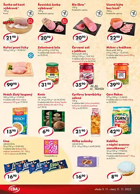 akční leták CBA 5.11.2025-11.11.2025