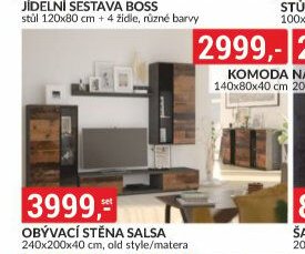 OBÝVACÍ STĚNA SALSA