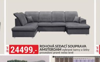 ROHOVÁ SEDACÍ SOUPRAVA AMSTERDAM