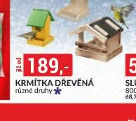 KRMÍTKA DŘEVĚNÁ