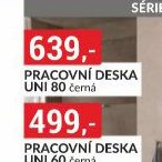 PRACOVNÍ DESKA UNI 80 černá
