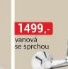 Vanová baterie Arve se sprchou