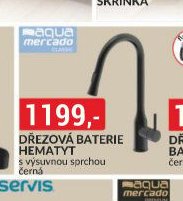 Dřezová baterie Hematyt s výsuvnou sprchou černá
