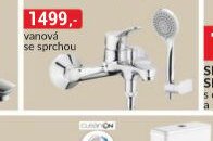 Vanová baterie Arve se sprchou